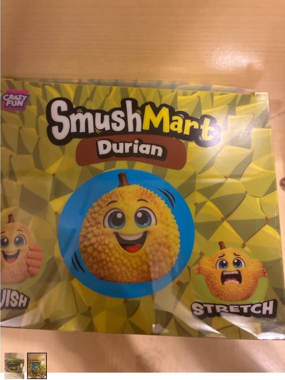 Durian Stretch Toy - Yellow